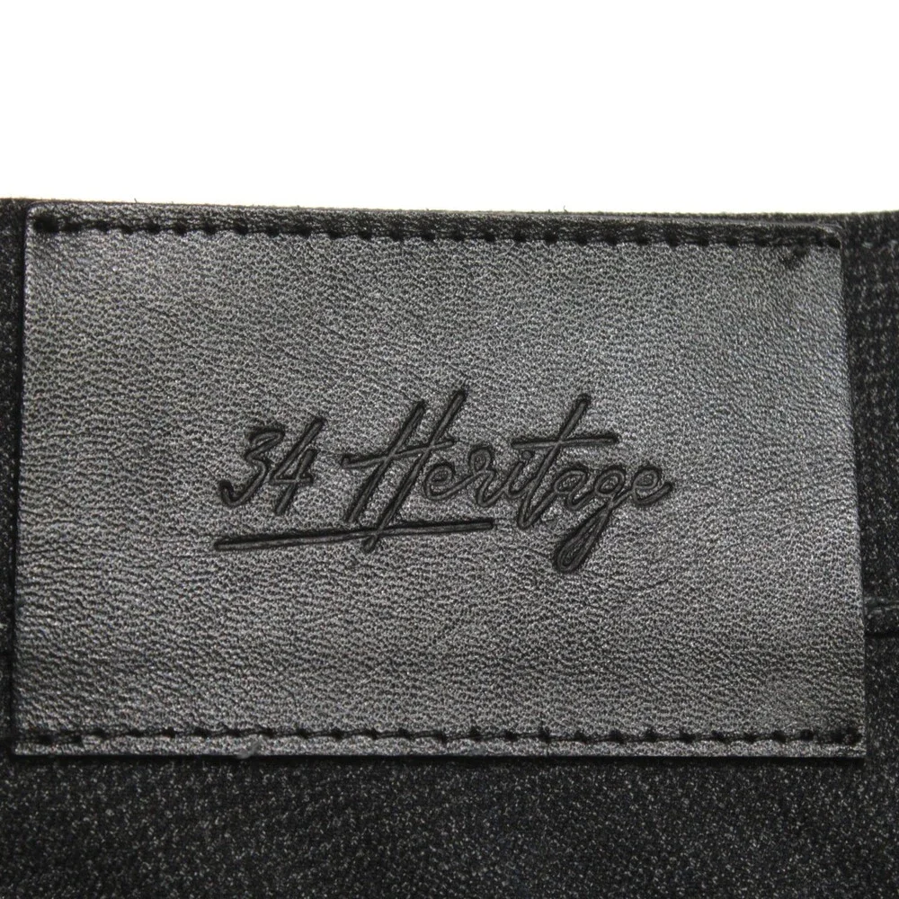 34 Heritage NWT Courage Mid Rise Straight 5 Pocket Jean Cut Pants Sz 32 US Gray